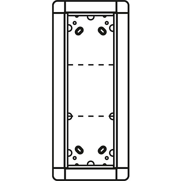 RITTO Portier UP-Rahmen ws 3-fach, 141x334mm 1881370